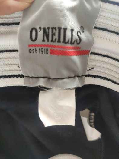RARE  Vintage O'Neills Mourne Shadow Stripe Shorts  Black/Red