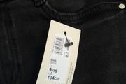 River Island girls bnwt black jeans age 9