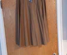 Stacey Solomon (Primark) Faux Leather  Camel  Skirt.  Size 14.  B.N.W.T