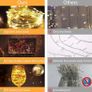 Curtain Fairy Lights Waterproof, 3mx3m 300LED Fairy Lights with 8 Modes Remote Control Timer Adjustable Brightness, Curtain Light Plug in for Bedroom, Garden, Party, Wedding, Christmas MULTIPLE COLOURS AVAILABLE (FREE POSTAGE) Image 8