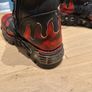 Vintage New Rock Flame Boots  Original 90s Pair Image 4