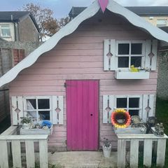 2 storey wooden playhouse