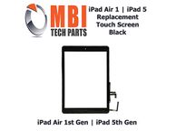main image for ad iPad Air 1st Gen Touch Screen Digitizer Glass and Home Button Black iPad 5 5th
