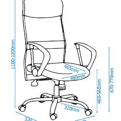 Alphason Orlando Chair Black | Aoc4087blk
