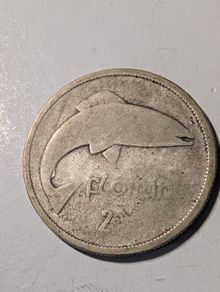 irish silver Florin 1935