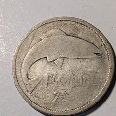 irish silver Florin 1935