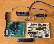 Samsung UE43TU8507U Complete Spares Bundle, Main Board (BN94-15771F), Power Board (BN44-01057A), Smart Remote and Speakers