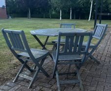 Garden table and chairs