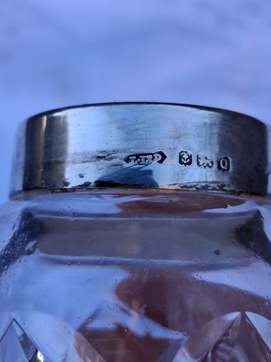 Sterling Silver and Cut Glass Sugar Sifter(1940)