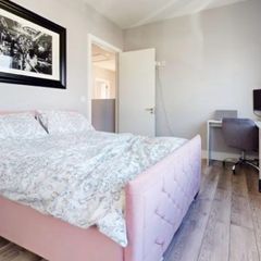 Blush Pink Double Bed Frame