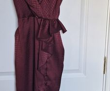 New Look Burgundy midi dress