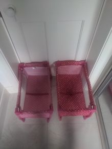 Baby doll play pens x 2
