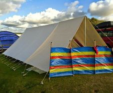 SUMMER DEAL Very H Duty 8 person canvas ridge tent