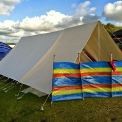 SUMMER DEAL Very H Duty 8 person canvas ridge tent