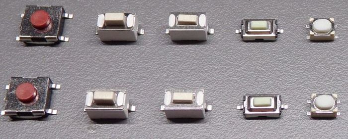 Remote/car fob push buttons