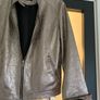 Metallic/gold biker style faux leather jacket Size XL UK 12-14 Image 8