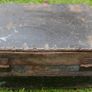Vintage Suitcase from the 1940s, Wooden Travel Case Image 7