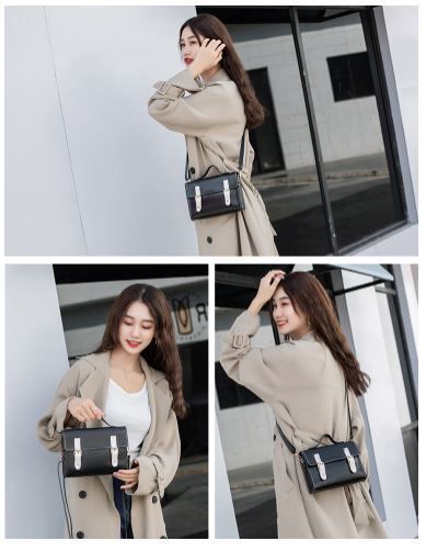 Black shoulder bag