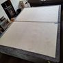 Grey fabric divan bed base with storage - King Size Bed Image 2