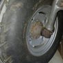 Tractor tyre mf 135 front wheel. 7.5 x 16 swap for 6.0 x 16 Image 2