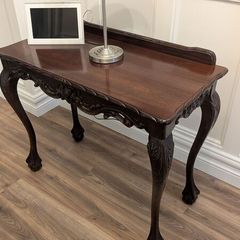 Mahogany hall table