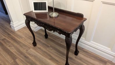 Mahogany hall table