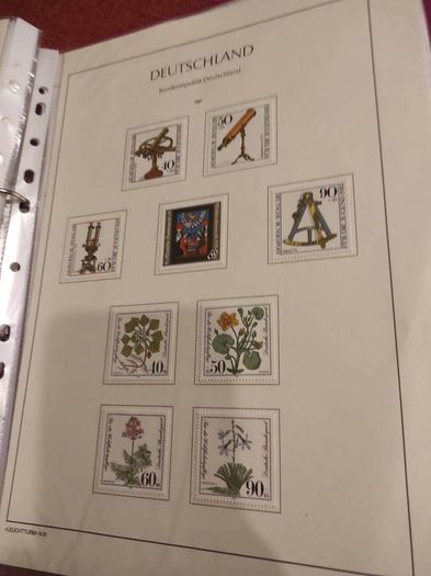 GERMANY 1975-82 album with stamps
