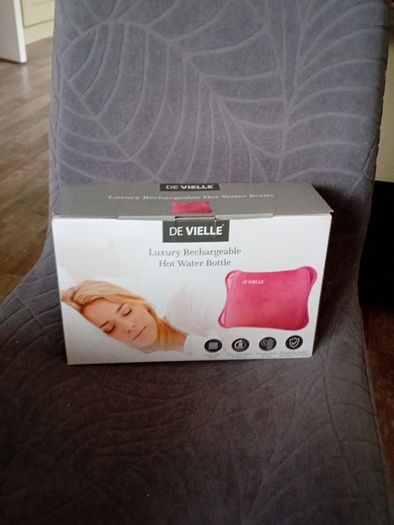 luxury rechargeable hot water bottle NEW