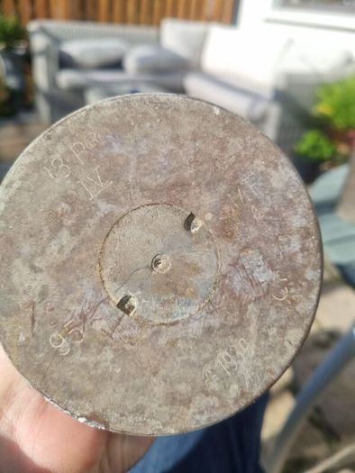 95mm two artillery shell case
