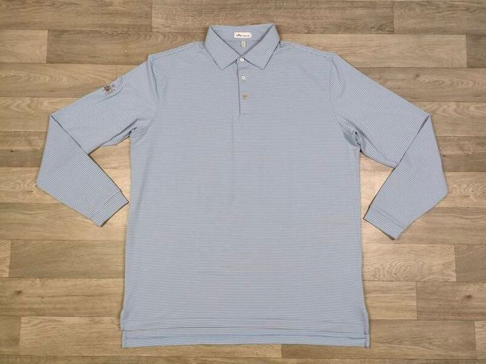 Peter Millar Long Sleeve Golf Polo Shirt Mens XL/XXL