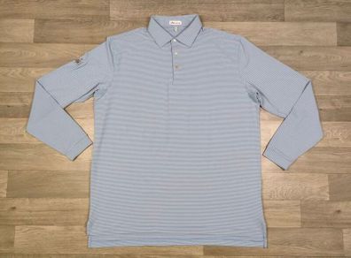 Peter Millar Long Sleeve Golf Polo Shirt Mens XL/XXL