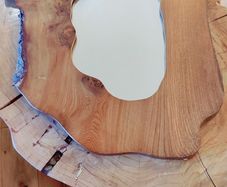 wooden mirror