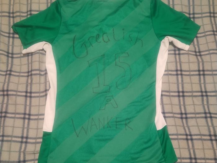 Ireland jersey (with added message!)