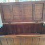 Solid Oak Trunk with Drawers Image 3