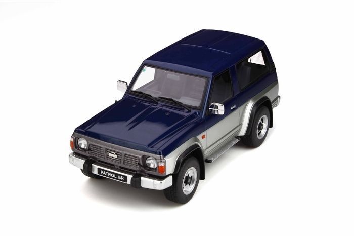 Nissan Patrol Gr Blue Th1 & Silver Kj1 1992 - Very Rare - Ottomobile - 1/18 - New In Box