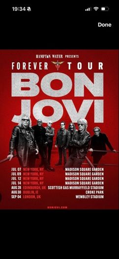 Bon Jovi tickets