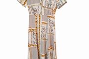 Mango Scarf-Print Day Dress