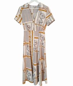 Mango Scarf-Print Day Dress