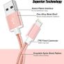 Charger Cable, Lightning Cable 6Pack [1M/2M/3M] Apple MFi Certified iPhone Cable Braided Long iPhone Charger USB Fast Charging Lead for iPhone 14 13 12 11 Pro Max Xr X 8 7 6 Plus iPad and More (FREE POSTAGE) Image 6