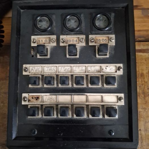 French Bakelite Telephone Switchboard