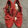 Fabulous Red Heels Size 4 Image 3