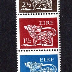 1971 Ireland Multivalue Rolls (se-tenarnd) Perf 14 X 14 1/2 Gerl Definitive Stamps Mint Never Hinged (MNH)
