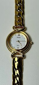 Vintage Sekonda Gold Tone Ladies Quartz Watch New Battery