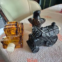 3 Vintage Mid Century Avon men's aftershave bottles x3