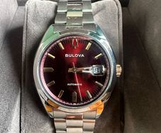 Bulova Surveyor Burgandy Dial