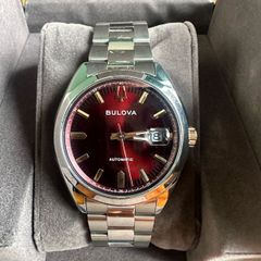 Bulova Surveyor Burgandy Dial
