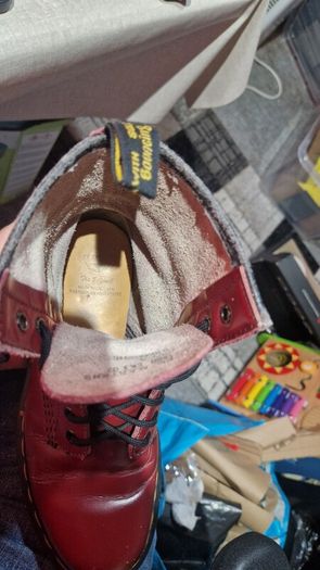 Dr. Martens 1460  Cherry Red Made in England Size UK 5