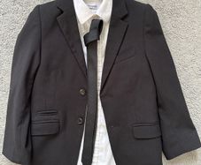 Boys communion suit blazer age 9 with white shirt&tie