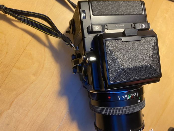 Bronica etrsi medium format camera
