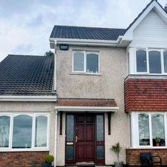 white PVC double glazed windows and Doors